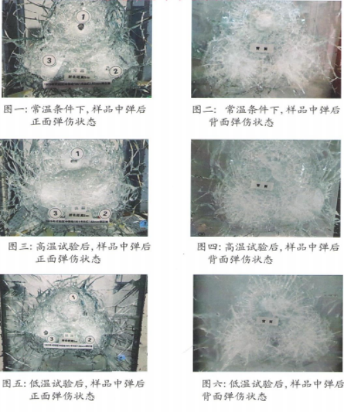 防彈防砸玻璃測(cè)試結(jié)果